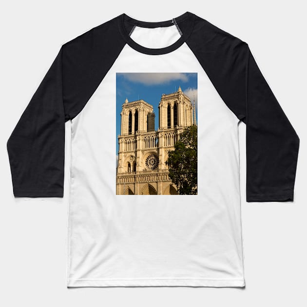 Notre Dame de Paris - 1 © Baseball T-Shirt by PrinceJohn